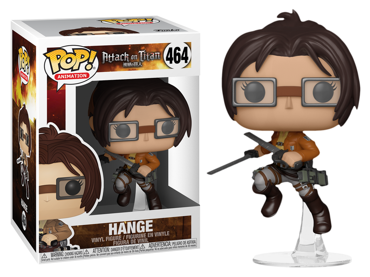 attack on titan hange pop vinyl figure - figuras de fortnite funko pop