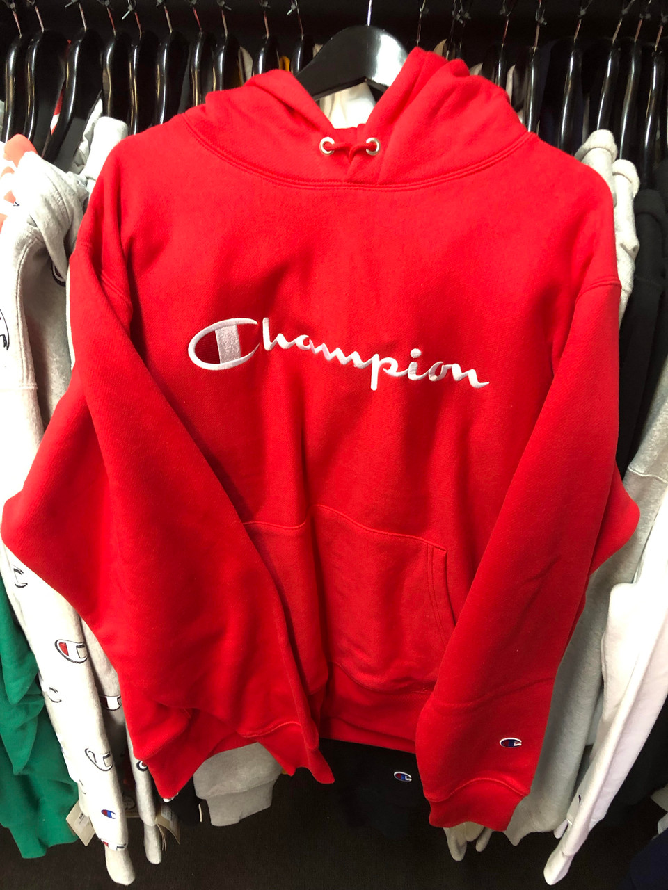 champion reverse weave red