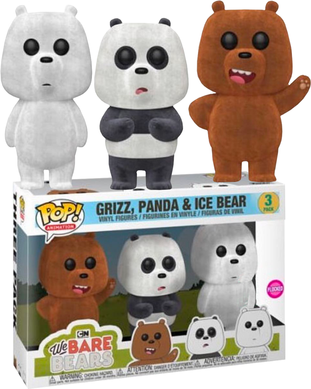 we bare bears stack plush