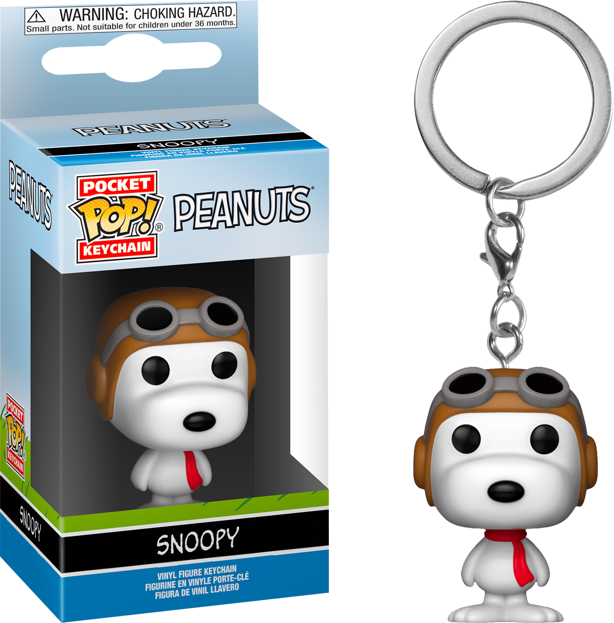 Peanuts Charlie Brown Pocket Funko Pop Keychain