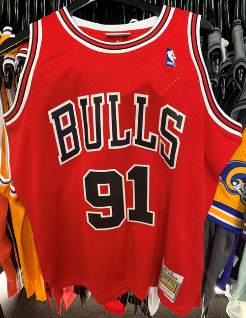 Chicago Bulls Scottie Pippen #33 Nba Throwback Red Jersey - Dingeas