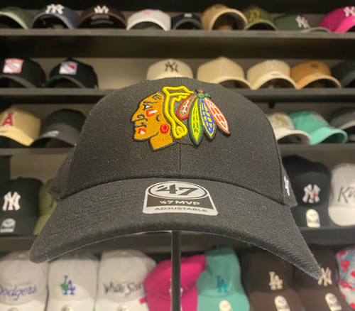 Chicago Blackhawks Black 47Brand Hard 