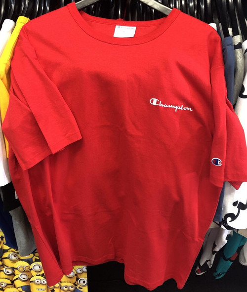 Champion Heritage Small Script Logo Red T-Shirt