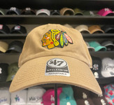 Chicago Blackhawks Beige 47Brand Snapback Hat