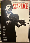 Scarface Say Hello To My Little Friend Blockmount Wall Hanger Picture