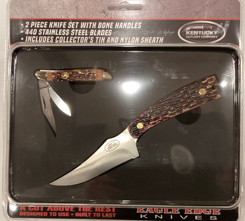 2 Piece Knife Set with Bone Handles