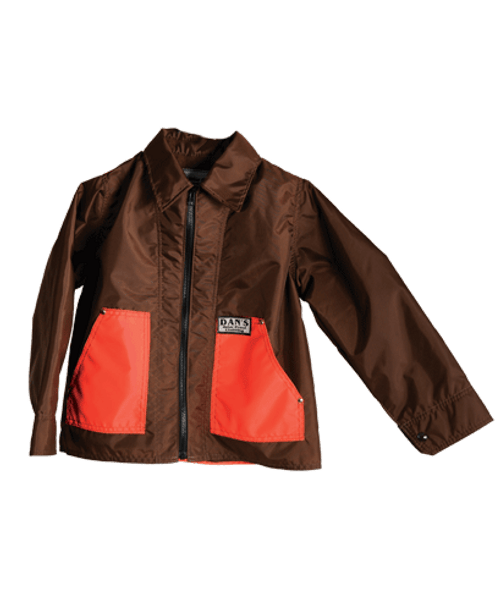 Dan's Kid's Brown & Orange Game Coat