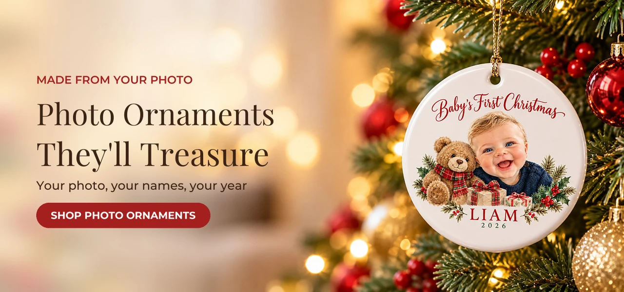 Personalized photo ornaments