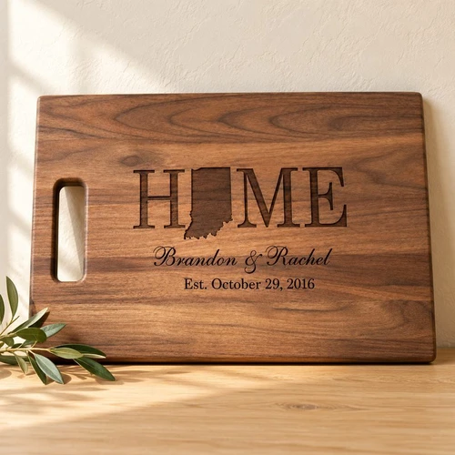 State Shape Cutting Board