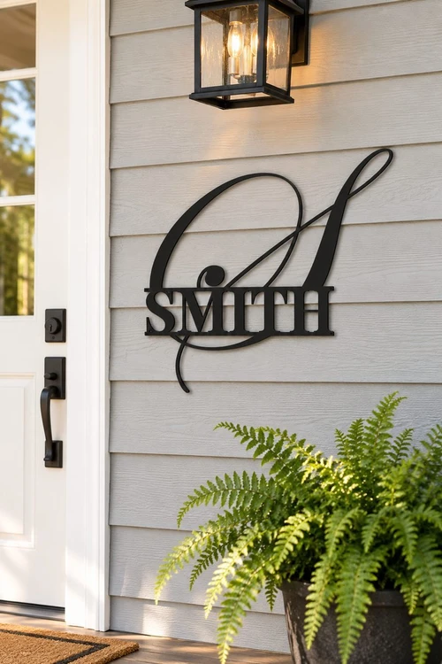 Personalized metal signs