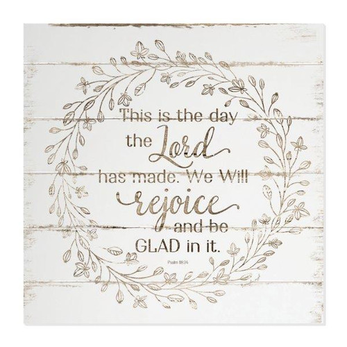 This Is The Day The Lord Has Made Rustic Wood Wall Sign