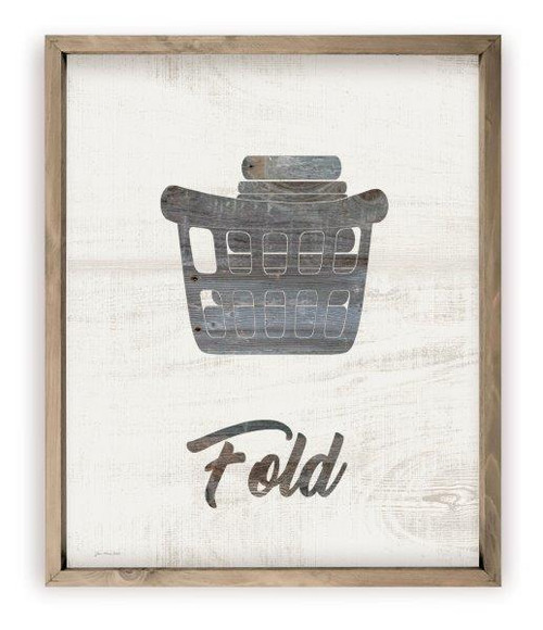 Fold Laundry Sign Rustic Wood Farmhouse Wall Sign