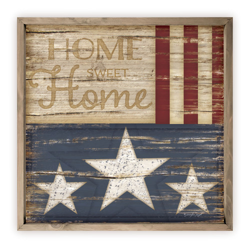 Home Sweet Home Rustic Wood Farmhouse Wall Sign