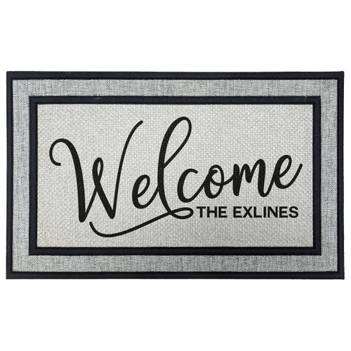 Personalized Doormat Custom Monogram Door Mat With Last Name