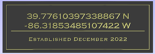 Luci Chalian Carved Longitude/Latitude 8x24