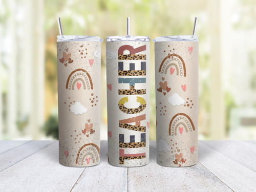 20oz Skinny Tumbler Teacher - Stainless Steel Double Wall Insulated Cup With Lid And Straw