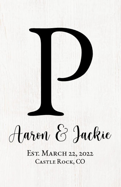 Katie White Framed Sign 16x24