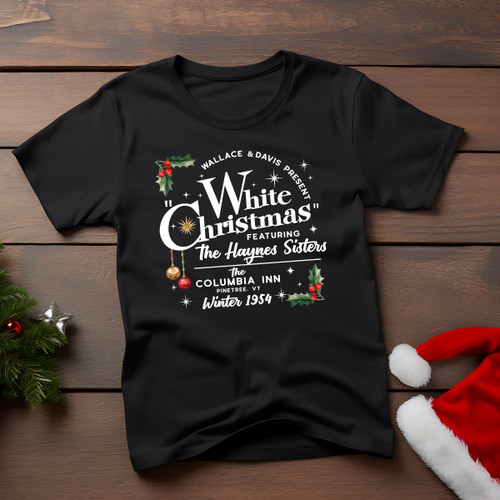 White Christmas Movie-Inspired Christmas T-Shirt – Timeless Style for a Joyous Celebration!