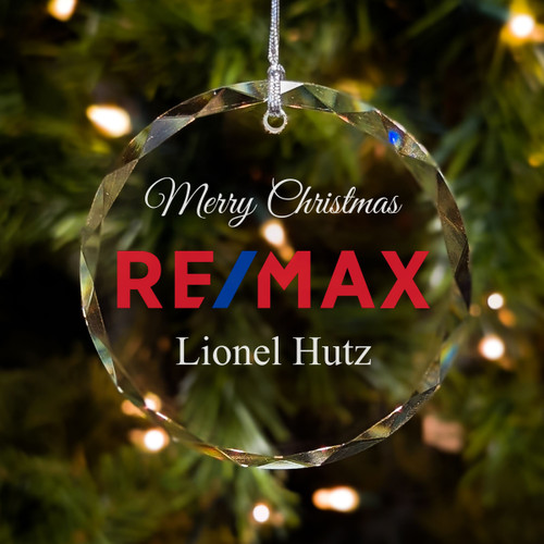 Custom Crystal Ornament Personalized with Your Organization Name and Logo