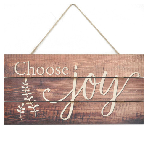 Choose Joy Wooden Plank Sign 5x10