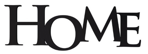 Home 3D Word Art Wood Cutout 9x20