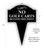 No Golf Carts Beyond This Point Aluminum Yard Sign 10x14 (Available in English or Spanish)