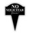 No Soliciting Aluminum Yard Sign 10x14 (Available in English or Spanish)