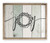 Joy Wreath Rustic Wood Farmhouse Wall Sign