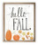 Hello Fall Rustic Wood Farmhouse Wall Sign