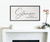 Personalized Printed Framed Family Name Sign With Established Date