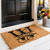 Personalized Coir Coconut Husk Doormat Door Mat With Scroll Monogram 18x30 or 24x36
