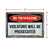 No Trespassing Violators Will Be Prosecuted Aluminum Sign 8x12