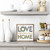 Love Makes This House A Home Rustic Wood Wall Sign