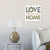 Love Makes This House A Home Rustic Wood Wall Sign
