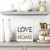Love Makes This House A Home Rustic Wood Wall Sign