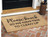Please Knock So We Have Time To Clean Up Coir Coconut Husk Doormat 18x30 or 24x36