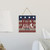 July Fourth 1776 Wooden Plank Sign 7.5 x 7.5