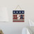 USA Wooden Plank Sign 7.5 x 7.5