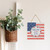 Freedom Isn't Free Flag Wooden Plank Sign 7.5 x 7.5