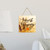 Harvest Blessings Wooden Plank Sign 7.5 x 7.5
