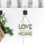Love Makes This House A Home Wooden Plank Sign 7.5 x 7.5