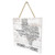 Home Sweet Home Texas (White) Wooden Plank Sign 7.5 x 7.5
