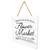 Flower Market Wooden Plank Sign 7.5 x 7.5