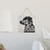 Dog Fur Is Just Part Of The Decor In This House Wooden Plank Sign 7.5 x 7.5