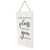 For I Know The Plans I Have For You (White) Wooden Plank Hanging Wall Decor Sign White Style 5x10