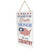 We Stand For Truth Wooden Plank Hanging Wall Decor Sign White Style 5x10