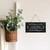 This Is The Beginning Of A New Day (Black) Wooden Plank Hanging Wall Decor Sign Black Style 5x10