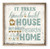It Takes Hearts To Build A Home Farmhouse Style Wood Wall Decor Sign