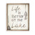 Life is Better At The Lake Fishing Lure Farmhouse Style Wood Wall Decor Sign