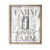 Farm Sweet Farm Milk Jug Farmhouse Style Wood Wall Decor Sign
